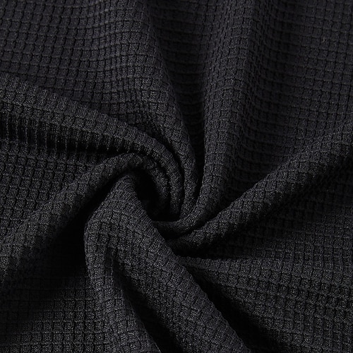  Муж. Рубашка Вафельная рубашка Повседневная рубашка Винтажная рубашка Кнопка рубашка Черный Темно синий Зеленый Серый Длинный рукав Текстура Лацкан Повседневные На выход Цветовые блоки Одежда