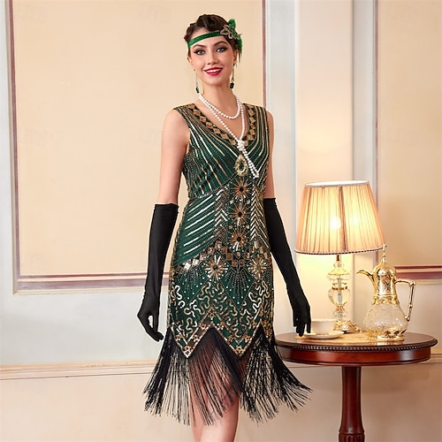 great gatsby green dress Charlize Gatsby Dress main image 1