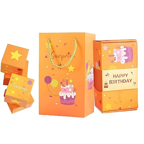 Scatola regalo esplosiva, scatola pop-up a sorpresa, scatola saltante per compleanni, San Valentino, Natale, matrimoni, festival, esplosione di contan