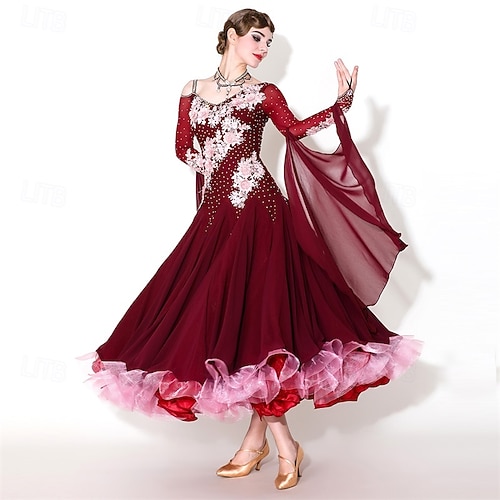 elegant ballroom dress Elegant Long Ballroom Dance Dress main image 0