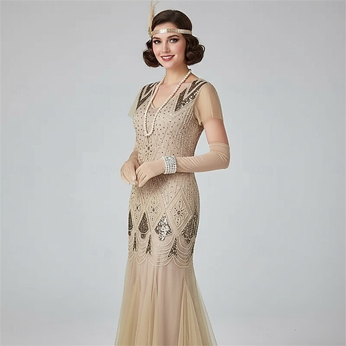 benefits of investing in designer evening dresses Plus-Size Long Beaded Prom Dress with Lace-Up Corset Black / 22 main image 0