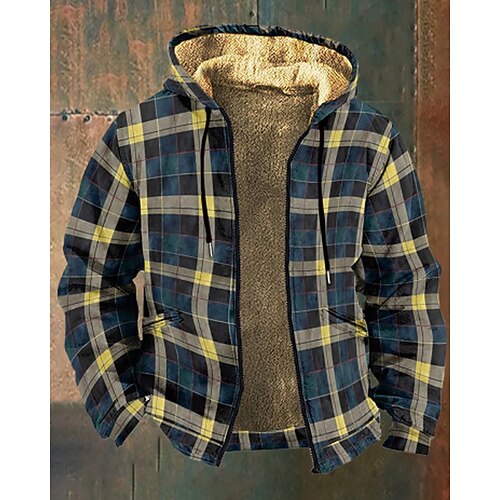 Felpa Con Cappuccio Uomo ADRO In Pile, Blu Marino, 100% Cotone, Vestibilità Dritta, Ecologica, Ideale Per Inverno E Tempo Libero