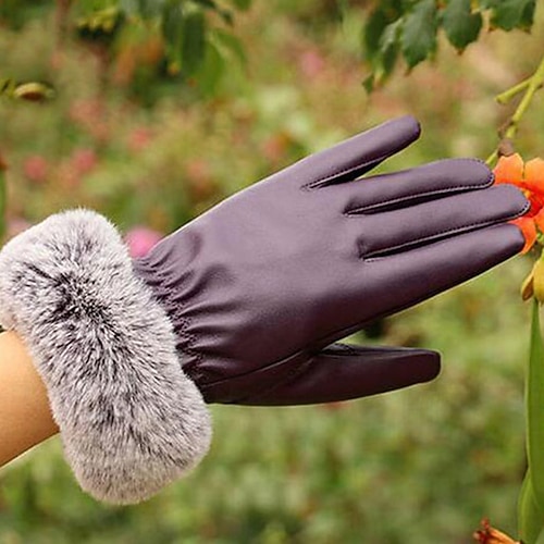  Damskie 1 para Czubki palców / Rękawiczki zimowe Aktywny / Moda miejska Rękawiczki - Równina