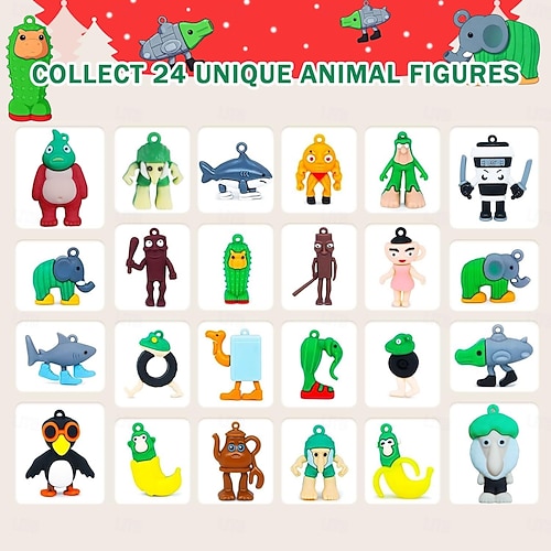  italialainen brainrot-joulukalenteri vuodelle 2025, Tung Tung Tung Sahur -sukka-apuraha-toimintahahmot, lähtölaskentakalenteri, halloween-joululahja lapsille, teini-ikäisille tytöille ja pojille