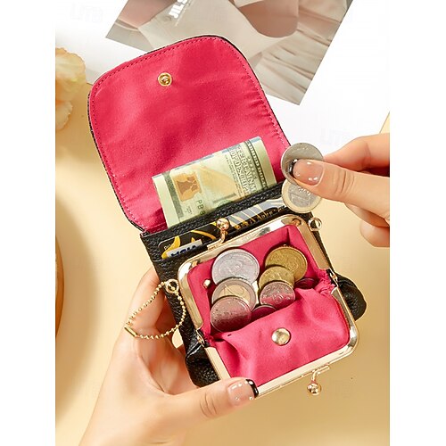 Tofbs Portamonete Donna Impermeabile In Tessuto Oxford – Pochette Con Cerniera, Tracolla Rimovibile, Accessorio Da Viaggio Nero