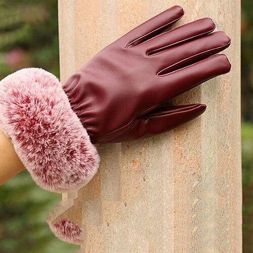  Γυναικεία 1 ζευγάρι Ακροδάχτυλα / Χειμωνιάτικα Γάντια Ενεργό / Κομψό στυλ street Γάντια - Σκέτο