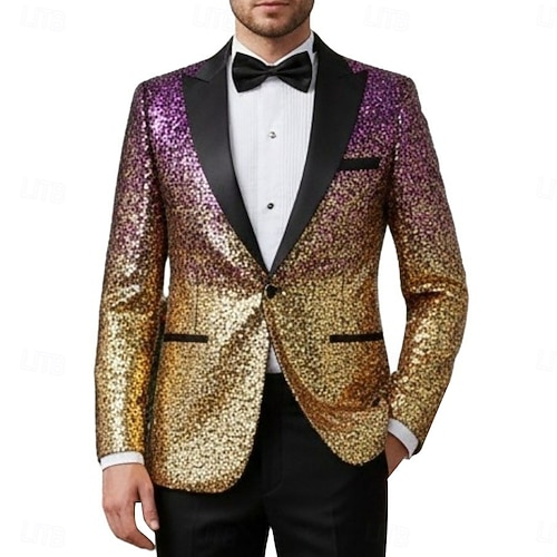 Disco Funny Jacket Blazer Christmas Party Suit Sequin Fancy Dress Men's Fancy Dress New Year Party & Evening Retro Theme Party Adults Coat Disco Funny Jacket Blazer Christmas Party Suit Sequin Fancy Dress Men's Fancy Dress New Year Party & Evening Retro Theme Party Adults Coat