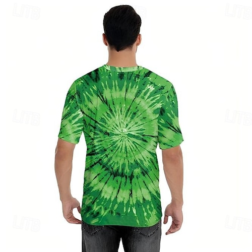  St. Patrick 2026 Shamrock Irish Carnival T-shirt Cosplay Adults' Men's Saint Patrick's Day Casual Party Easy Carnival Costume Dress Up