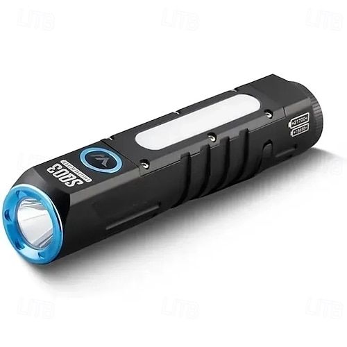 convert flashlight to rechargeable Flashlight, Super Bright LED with COB sidelight, Zoomable, Waterproof, 4 Modes, Tactical Flashlight for Camping, Emergency This Nite Ize LED Upgrade Kit improves light quality Rechargeable LED Flashlight, Aluminum Alloy