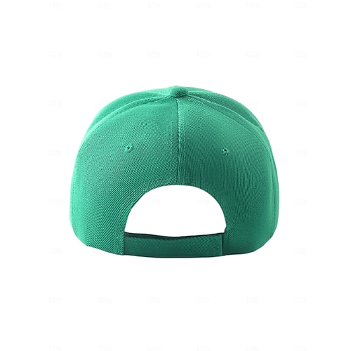  Men's St. Patrick's Day Green Baseball Cap with Shamrock – Stylish Adjustable Hat for Festive Occasions