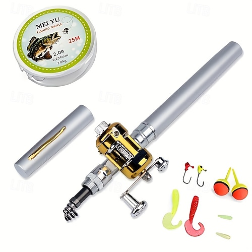 compact telescopic fishing rod Easy to stow under the car seat or in the took box Ultralight Telescopic Fishing Rod Portable