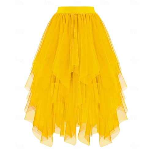 Carnavalskostuum voor dames, tulerok, jaren 80-stijl, petticoat