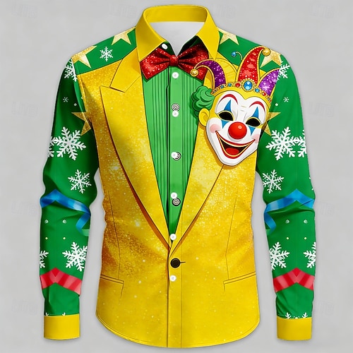 clown dress shirt Amazon.com: Voslett Men Clown Costume Shirt Vest Tie Suit Halloween Cosplay Deluxe Knight Fancy Dress Up Outfit for Adult XS : Clothing, Shoes & Jewelry