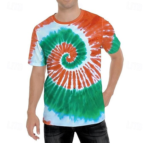  St. Patrick 2026 Shamrock Irish Carnival T-shirt Cosplay Adults' Men's Saint Patrick's Day Casual Party Easy Carnival Costume Dress Up