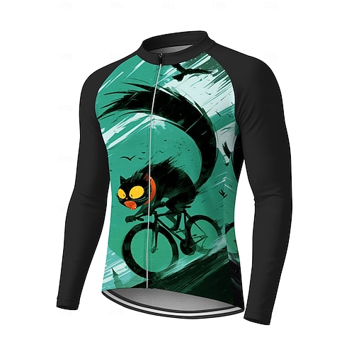 Maillot de cyclisme à manches longues imprimé pour femmes, vêtement respirant de