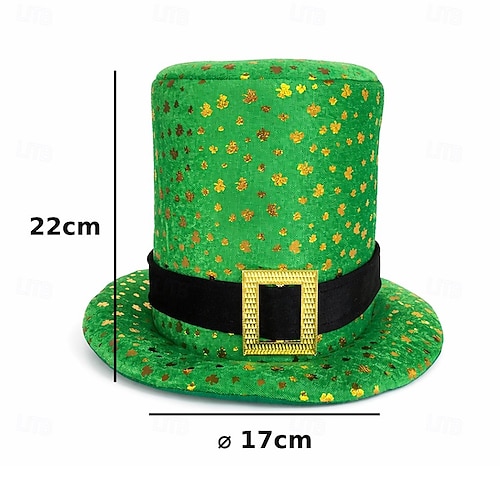  Set St.Patrick 2026 Disco 1980s Pants Hat Outfits Fancy Dress Men's Carnival Costume Masquerade Club Party Performance Adults' Coat Pants Hat All Seasons