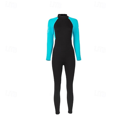 Combinaison De Plongée Néoprène 3 Mm Unisexe - Taille XS, Manches Longues, Fermeture Éclair