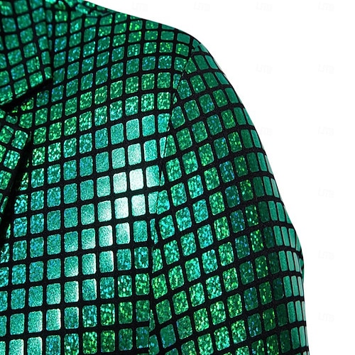  Set St.Patrick 2026 Disco 1980s Pants Hat Outfits Fancy Dress Men's Carnival Costume Masquerade Club Party Performance Adults' Coat Pants Hat All Seasons