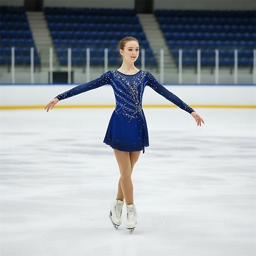 ladies ice skating dress Custom Ice Skating Dress for Girls Ballroom Competition