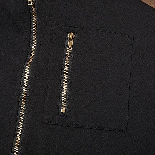  Homens Full Zip Hoodie Moletom Tático Preto Azul Marinha Com Capuz Tecido Zíper Casual Diário Desportos e Ar livre Poliéster Roupa de rua Legal Roupa de Esporte Outono Primavera & Outono Roupa