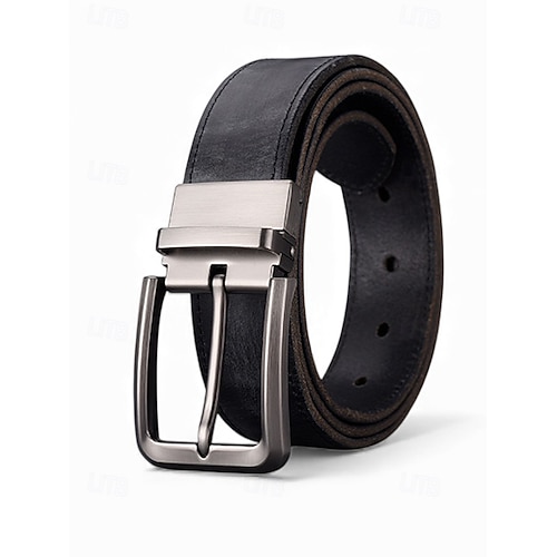 genuine leather dress belts Mens Cognac Dress Belt - Genuine Leather 1 1/8 Inch 32" / 80 cm