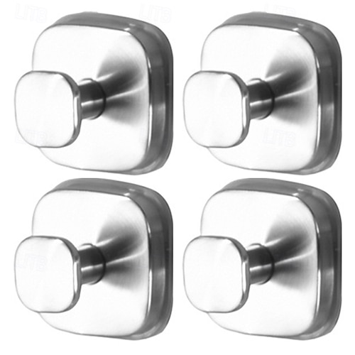  Conjunto de 4 ganchos com ventosa para chuveiro, guirlandas, toalhas, roupões, buchas, ganchos removíveis sem furos para banheiro, para fixação em paredes de banheiro, cozinha, vidro, espelhos,