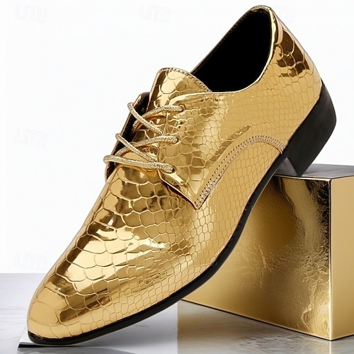 mens metallic gold dress shoes Mens Gold Dress Shoes | Bold Derby main image 0