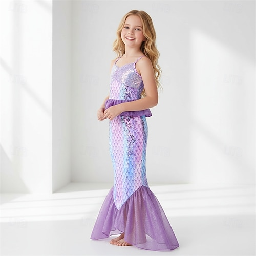 mermaid dress theme Mermaid Theme Toddler Birthday Tutu Dress, Under the Sea Costume, Custom Starfish Prom Gown