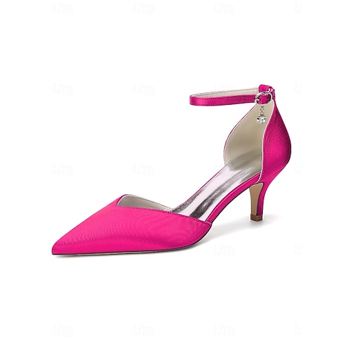 low heel pink dress shoes for women Gomelly Women's Heels Low Heel Pointed Toe Pump Shoes Party Dress Shoes Pink 8.5