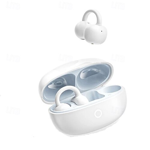 Lenovo Open Ear Clip on Wireless Earbuds, Bluetooth 6.0 Headphones