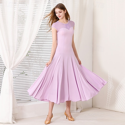 short ballroom dance dresses Luxury Crepe Ruffle Short Poncho Ballroom Practice Dress