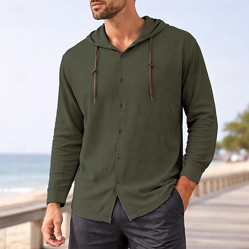 compression dress shirt Antigua Men's Wisconsin Compression Dress Shirt (Red)