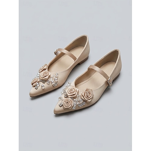 champagne flat dress shoes The Foundation Flat