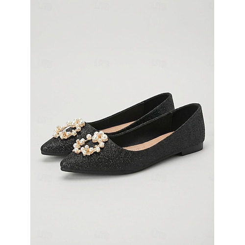 black dress flats for wedding Hurxie Womans Dress Flats for Wedding Slingback Peep Toe Evening Formal  Sandals Shoes Navy 6.5
