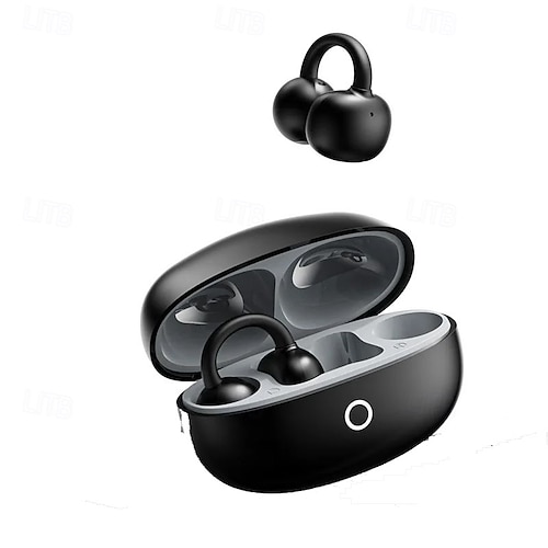Lenovo Open Ear Clip on Wireless Earbuds, Bluetooth 6.0 Headphones