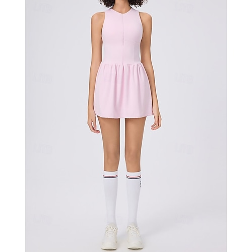 light purple tennis dress PIPP | Winning Tennis Dress in Light Purple by FitFox