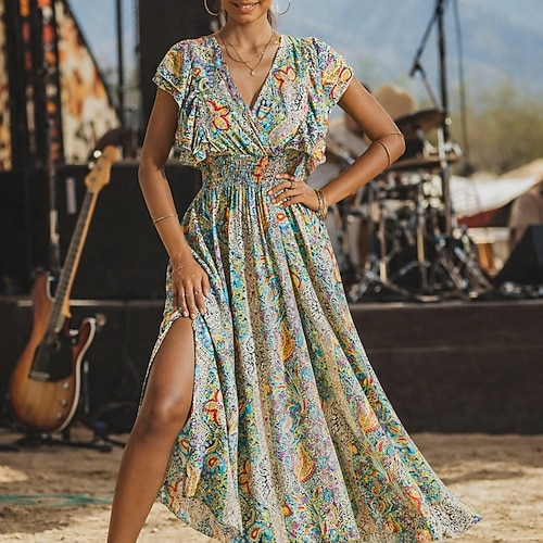 vintage hippie boho dress Raina Hippie Boho Wedding Dress | Off White Wedding Dress | Boho Wedding Dress | Maxi Wedding Dress | Vintage Wedding Dress