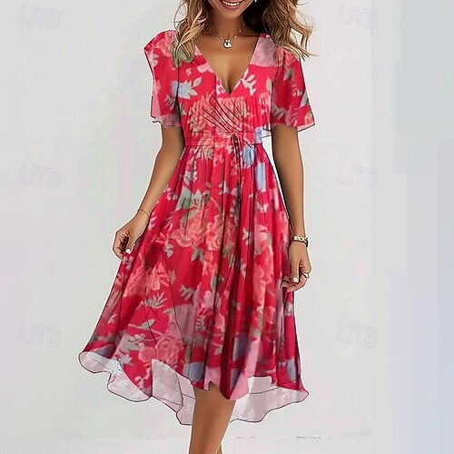 holiday tea party dress Afternoon Tea Dress ~ Cottage Floral Pink Show Me Your Mumu