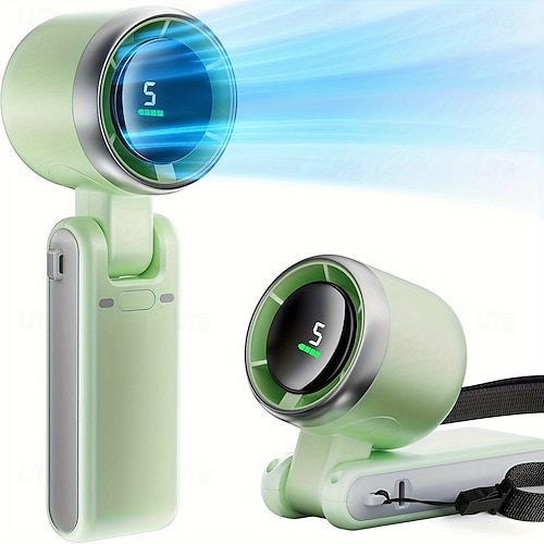 Ventilatore Portatile Portatile Turbo USB Ricaricabile Con Staffa Per L Allaperto 56618353
