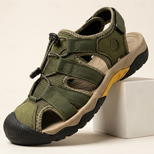 Men\'s Outdoor Sport Sandals in Olive Green m_696e9c37a95105825c2406dc.jpeg main image 4