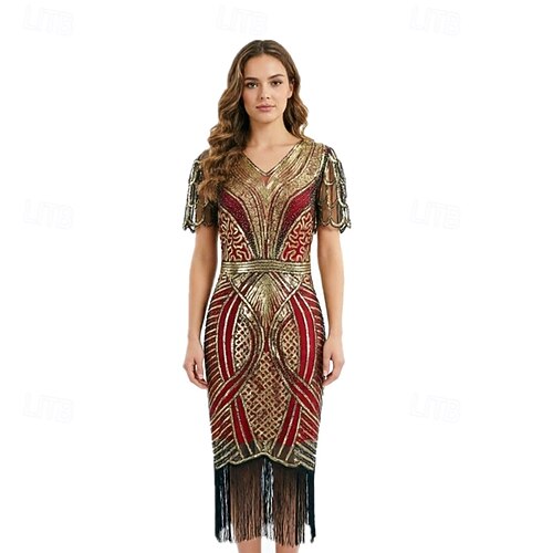 1920s bohemian dress 1920s Margot Gatsby Dress in Green Flapper Boutique