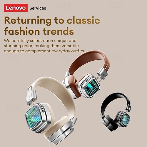 四角 ブルートゥース ヘッドホン 2026年 Lenovo ワイヤレス Bluetooth