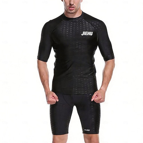 BONVERANO Maillot de Bain bébé garçon Une pièce à Manches Courtes BONVERANO Maillot de Bain bébé garçon Une pièce à Manches Courtes