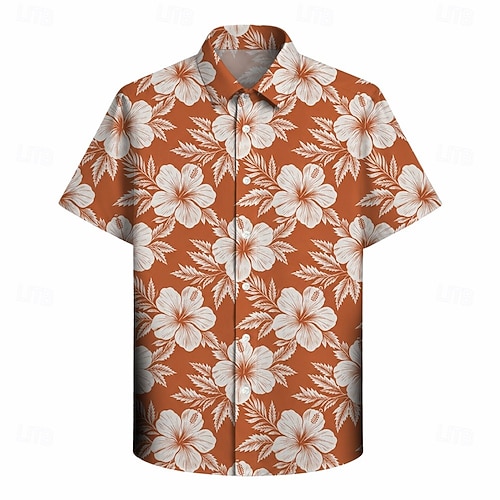 hawaiian shirt fancy dress Caribbean Shirt Hawaiian Shirt Mens Loud Aloha Holiday Fancy Dress Funny Party Island Cocktail Palm Tree S M L XL XXL