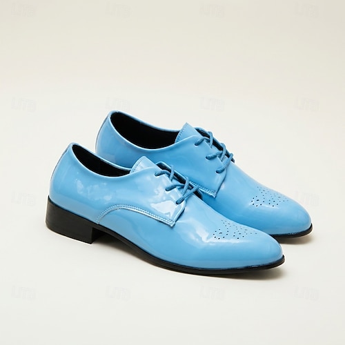sky blue dress shoes for men Men's Slip-On Formal Tuxedo Multicolor Floral Paisley Design Fit true to size for most but Please take a measurement of your foot length in inches from heel to toe with a measuring tape and check the size chart for the corresponding US size to avoid wrong sizing men's light blue dress shoes