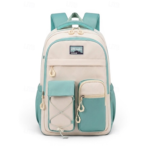 Teens School Backpack, Large Capacity Waterproof Polyester  display picture 2