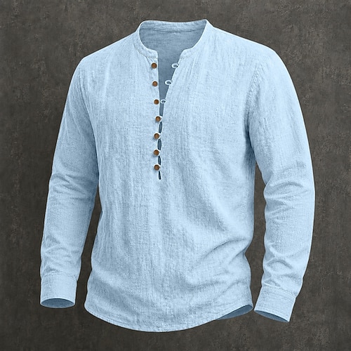 LightInTheBox Flash Sale: men's waffle henley shirts + more up to 84% off