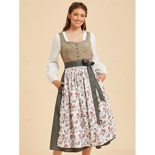 german oktoberfest dress Spooktacular Creations Women Traditional Costume for Adult Halloween Up Party Cosplay-XL They Have Not Been Tried On Prost! An Upton Dress dirndl