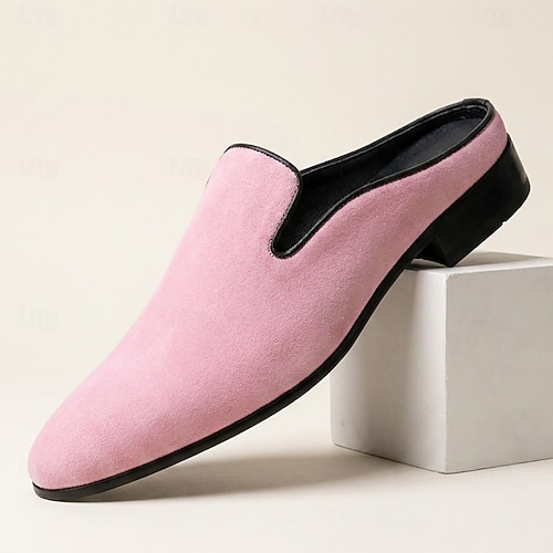mens pink dress loafers Crocodile Dress Shoes | Harvey by Amali
