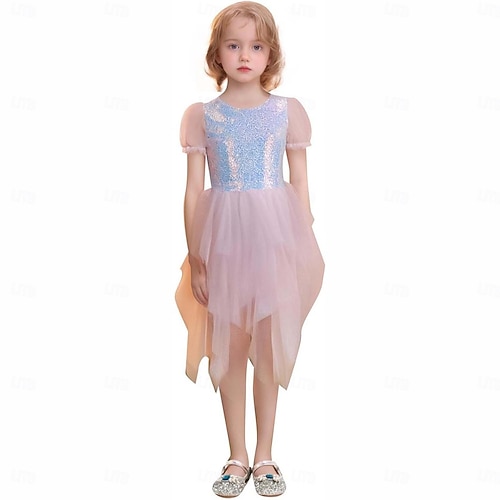 ariel pink dress movie Women's Disney Costume and a satin skirt lining Mermaid Ariel Princess Aqua Princess